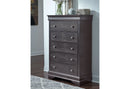 Pompei Bed with LED, Dresser, Mirror and Nightstand