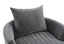 Hoople Channel Tufted Swivel Chair
