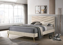 VIVAR Cal.King, E.King, Full, & Twin Bed, Beige
