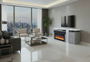Zoro Grey 76" Entertainment Unit with Bluetooth Speaker