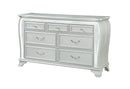 Aria Silver Dresser with LED