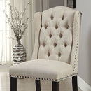 Wingback Chair, Beige (2/CTN)