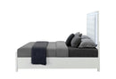 Alina White Bed with LED