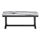 T1319 Blk/Wht Coffee Table