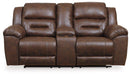 Stoneland Reclining Loveseat with Console image