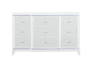 Alina White Dresser with LED