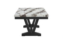 D1319 Black/White Dining Table
