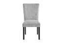 D1319 Blk/Wht Dining Table, 4 D1319 Lt Grey DC & D1319 Lt Grey Bn