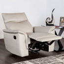 Bienne Recliner Chair White & Black