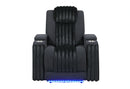 U8000 Power Recliner with Power Headrest and LED