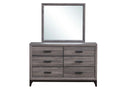 Kate Bed, Dresser, Mirror, Nightstand