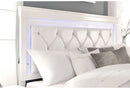 Pompei Bed with LED, Dresser, Mirror and Nightstand