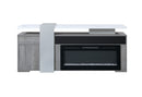 Zoro Grey 76" Entertainment Unit with Bluetooth Speaker