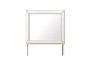 CLARA BEIGE UPHOLSTERED MIRROR
