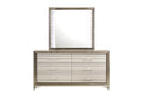 Zambrano White Mirror with LED