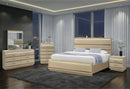 GENESIS GOLD KING BED WITH LED