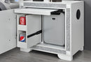 SOLEIL WHITE QUEEN BED GROUP WITH COOLER AND SPEAKER