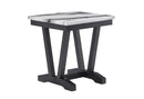 T1319 Blk/Wht End Table
