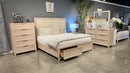 MARIAH DARK BROWN QUEEN BED