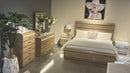 GENESIS GOLD QUEEN BED WITH LED