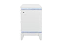 ALINA WHITE NIGHTSTAND WITH LED AND USB