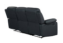 U6026 Pu 72A Reclining Sofa with LED
