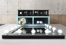 LEXI GREY VANITY SET WITH STOOL