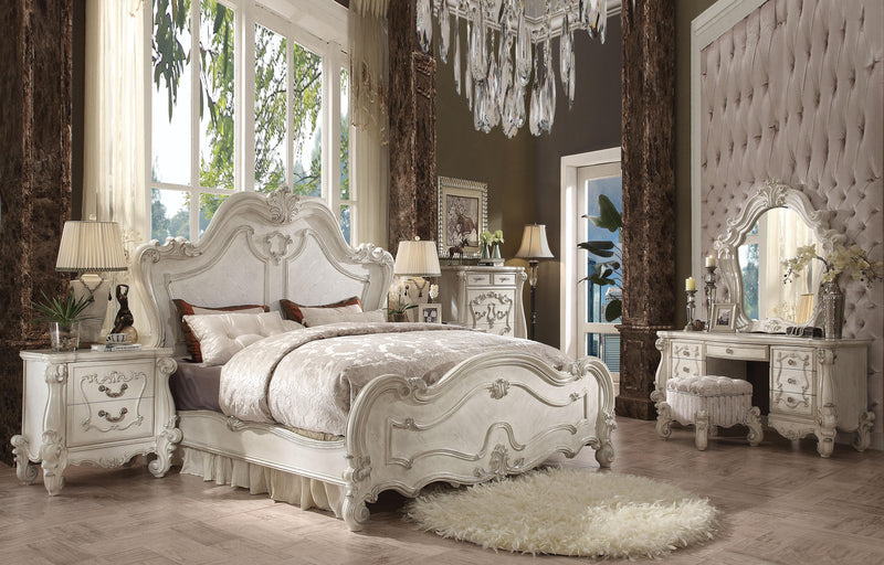 Versailles Bone White California King Bed image