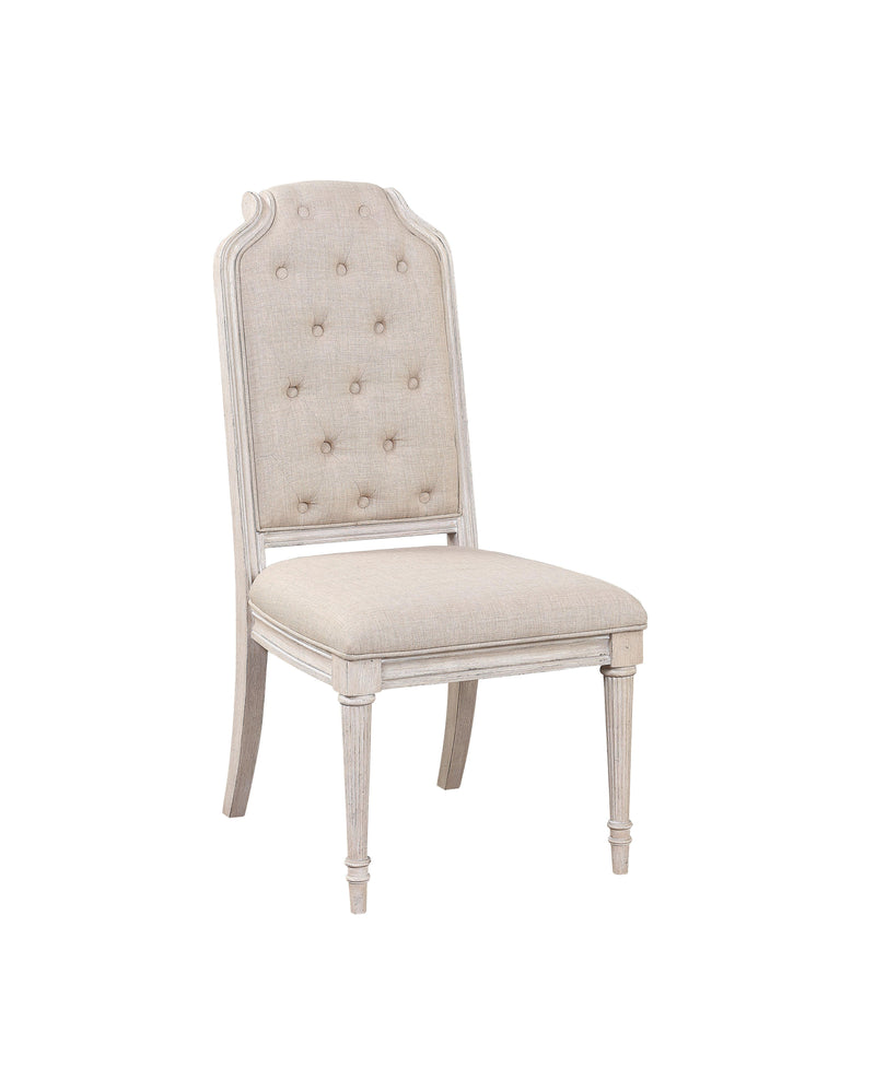 Wynsor Fabric & Antique Champagne Side Chair image